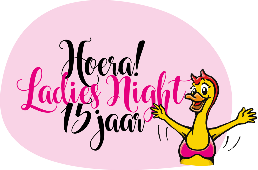 Logo Ladies Night 15 jaar